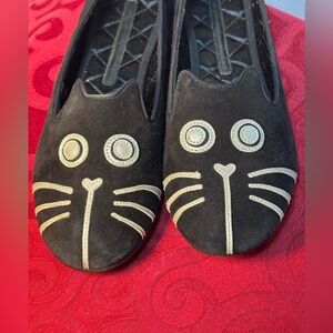 Marc by Marc Jacobs Velour Cat Flats Women’s 38 1/2 EUR 8 1/2 U.S.